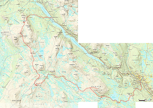 mapa Huldreheimen