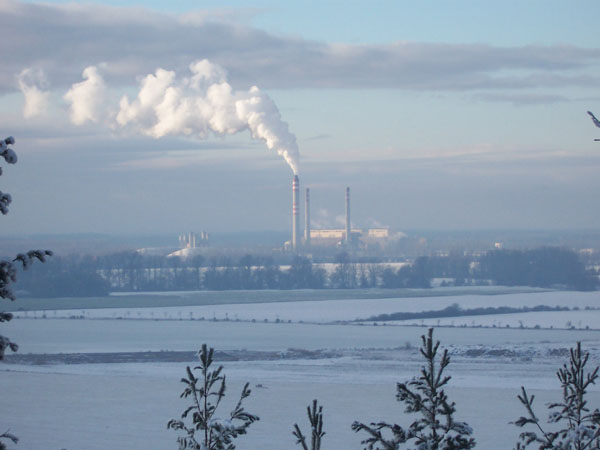 na fotce: Elektrárna Opatovice