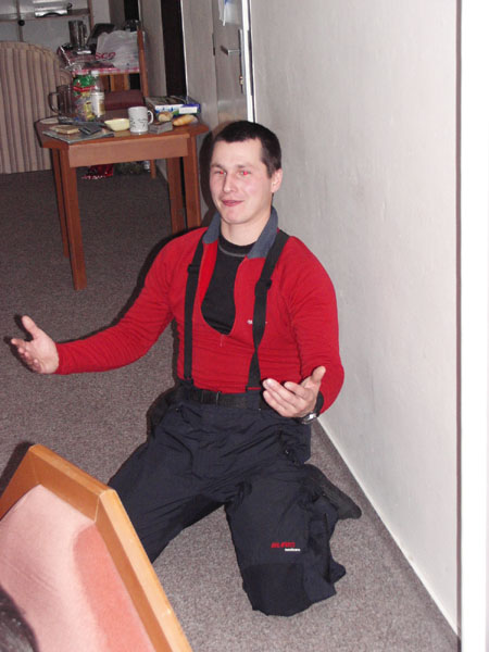 na fotce: ...a už na to přišel