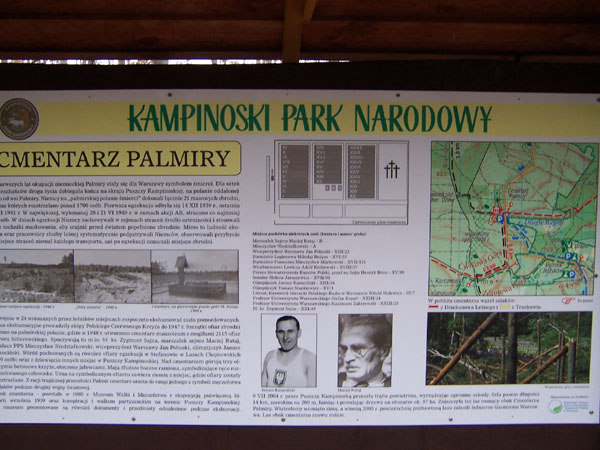 na fotce: hřbitov v Palmirách