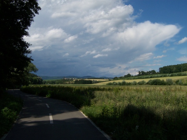 na fotce: k večeru se trochu zatáhlo