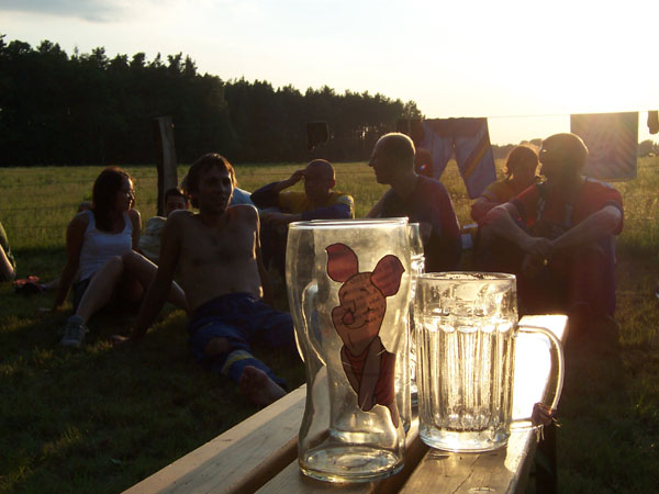 na fotce: zatíší s půllitry