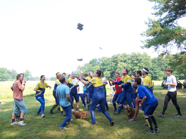 na fotce: tradiční start Piškot-Gundersenovou metodou