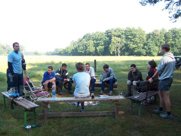 na fotce: v sobotu ráno se nikomu nechce moc startovat