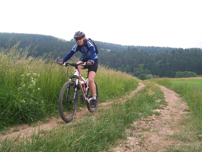 na fotce: jedno z mnoha stoupání