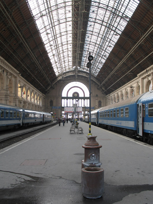 na fotce: nádraží Keleti