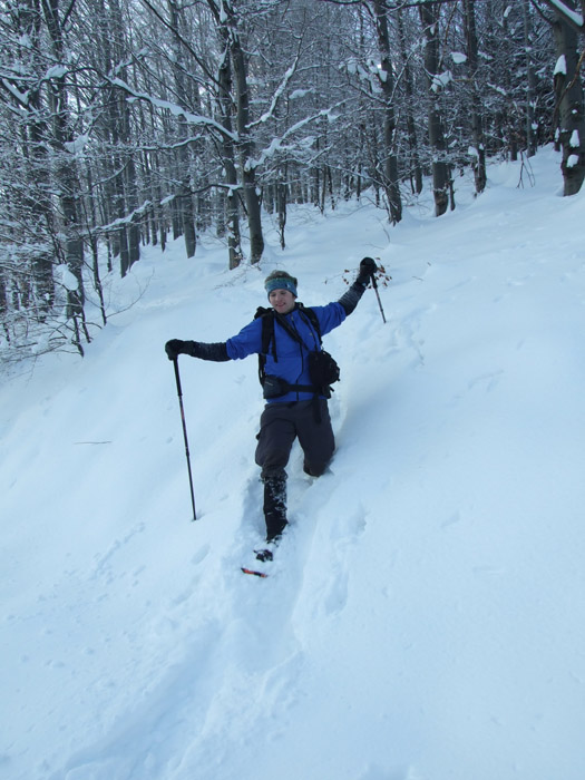 na fotce: krásný telemark