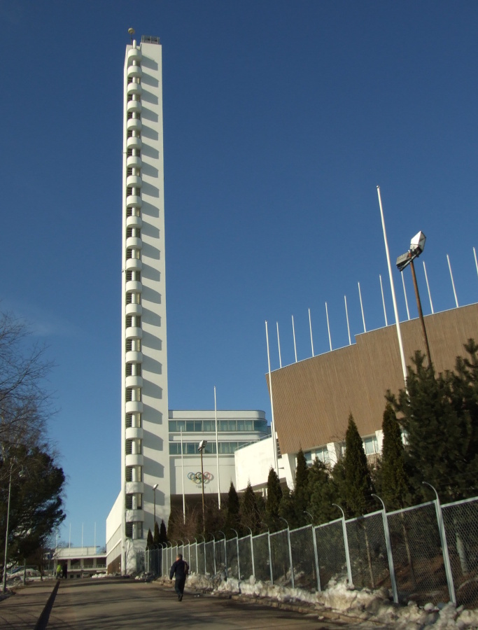 na fotce: věž olympijského stadionu