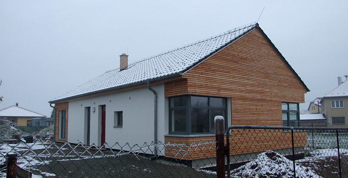 zkolaudovaný barák