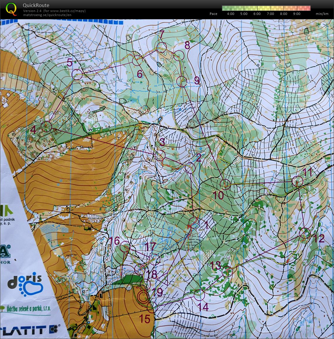 Mapa sobota